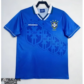 Brazílie 1996 Retro Venkovní Dres Krátký Rukáv